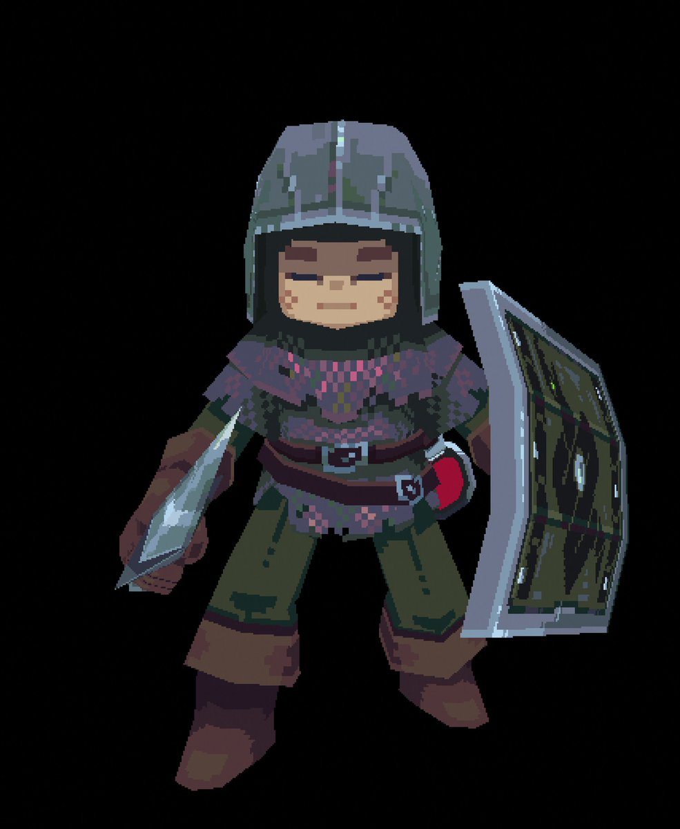 made this one a while ago
he's from a cool game called catacomb kids