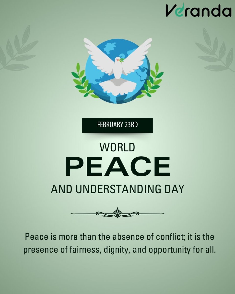World Peace &amp; Understanding Day (Feb 23) reminds us: peace begins with empathy and ethical leadership.
Inspired by Rotary International, we believe education builds understanding, and understanding builds peace.
#WorldPeaceAndUnderstandingDay #verandalearning