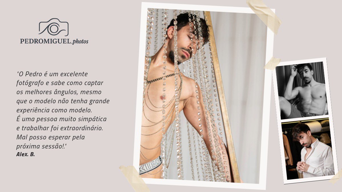 Este é o testemunho do <a href="/mrmanleyxxx/">Mr.Manley</a> sobre a sessão fotográfica recentemente realizada.

Também queres agendar a tua sessão fotográfica? Vamos a isso!

#photoshoot #photo #menstyle #sexymen #sexymodel #model #men #fotografia #ensaiofotografico #photographer #portrait