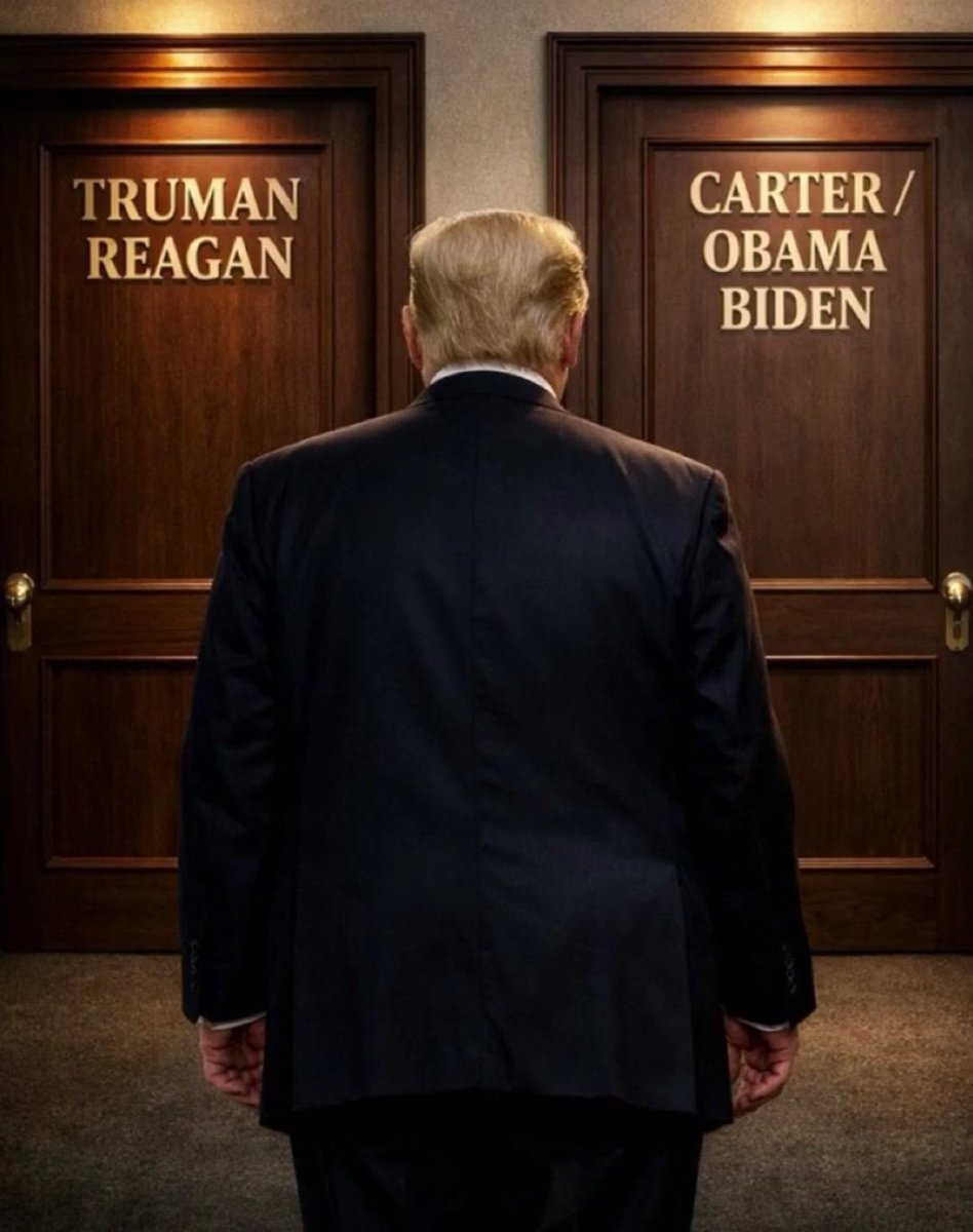 DrEliDavid's tweet photo. Which door, President Trump? https://t.co/55fLGU3LWK