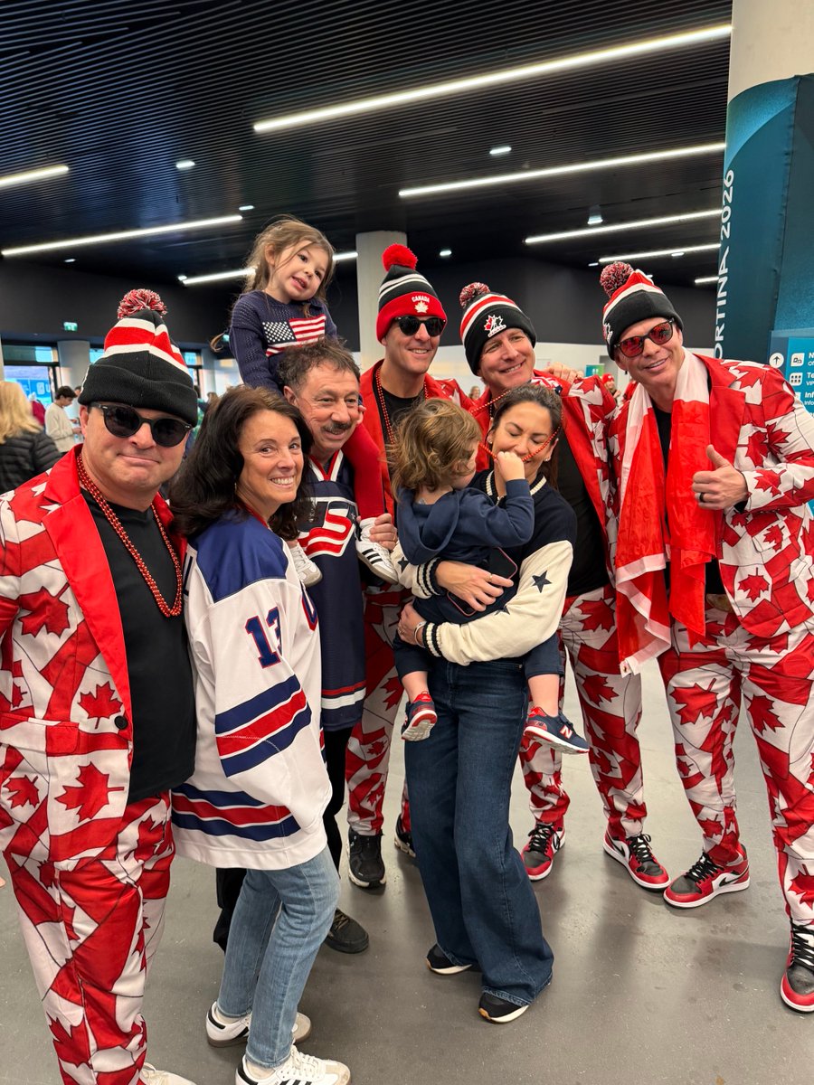 Beautiful to see a Calgary crew on the concourse, giving their love to the Gaudreaus on an emotional day, which also happens to be Johnny Jr’s second birthday.