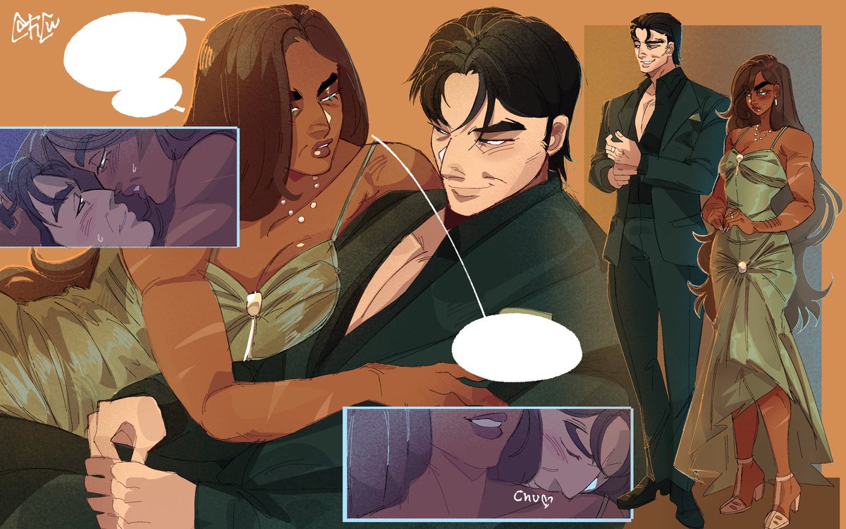 In gala and after gala 👀

#brutalia #TaliaAlGhul #BruceWayne