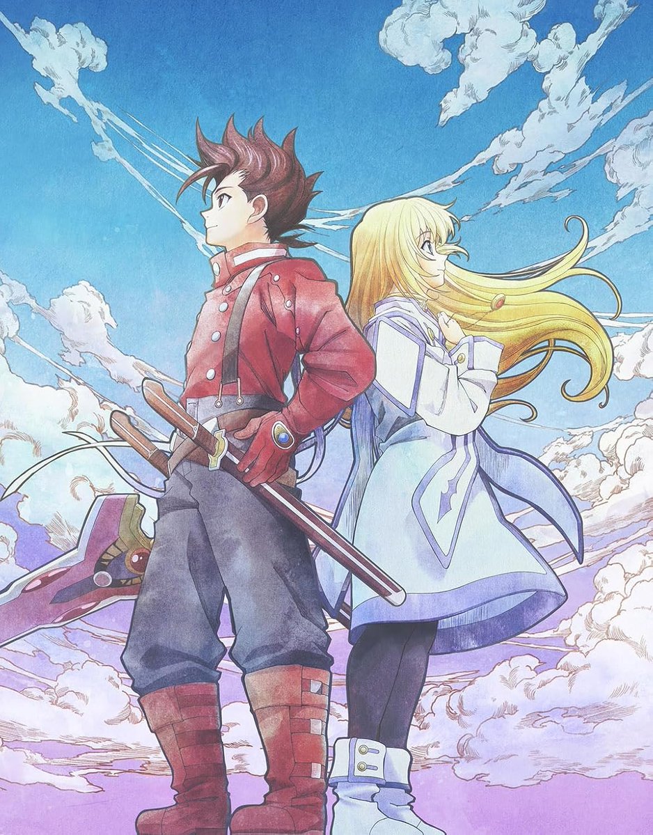 Es preciosa la ilustración que se hizo especialmente para el relanzamiento del #anime de #TalesOfSymphonia. #TalesOf