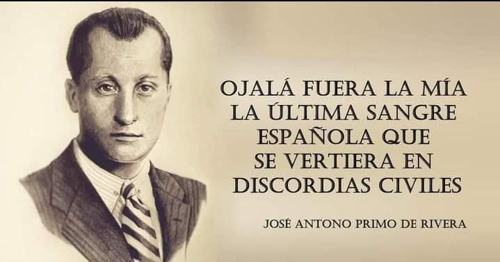 <a href="/Pax_Hispanica/">Pax Hispánica</a> <a href="/Rubencientozero/">Rubén CientoZero</a> "Los separatistas ignoran u olvidan la realidad de España: la Nación no es una lengua, ni una raza, ni un territorio, es una Unidad de destino que se llamó y se llama España. Nada puede justificar que esa magnífica Unidad, creadora de Mundos, se rompa".
José A. Primo de Rivera.