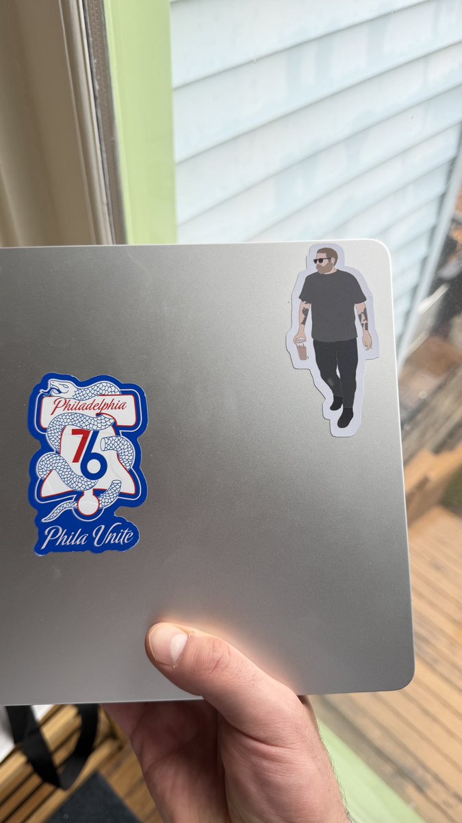 I have this as a laptop sticker