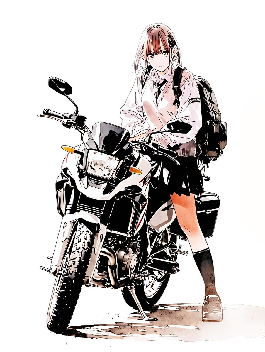 バイク女子風景』 デュアルパーパス女子