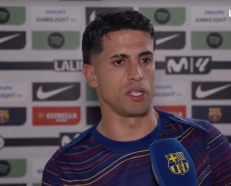 TouchlineX's tweet photo. 🚨🗣️ Joao Cancelo: "This is really the best dressing room I have ever had in my career. It was already like this in 2023..."  

"That is part of the reason why I came back as well. This is football. Football always gives you a chance to come back and to respond." https://t.co/znIk7kGvLj