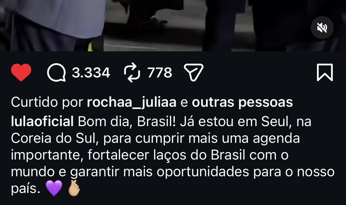 quando você cria um símbolo tão forte que até o PRESIDENTE DO PAÍS VISITANTE usa nem amo 💜