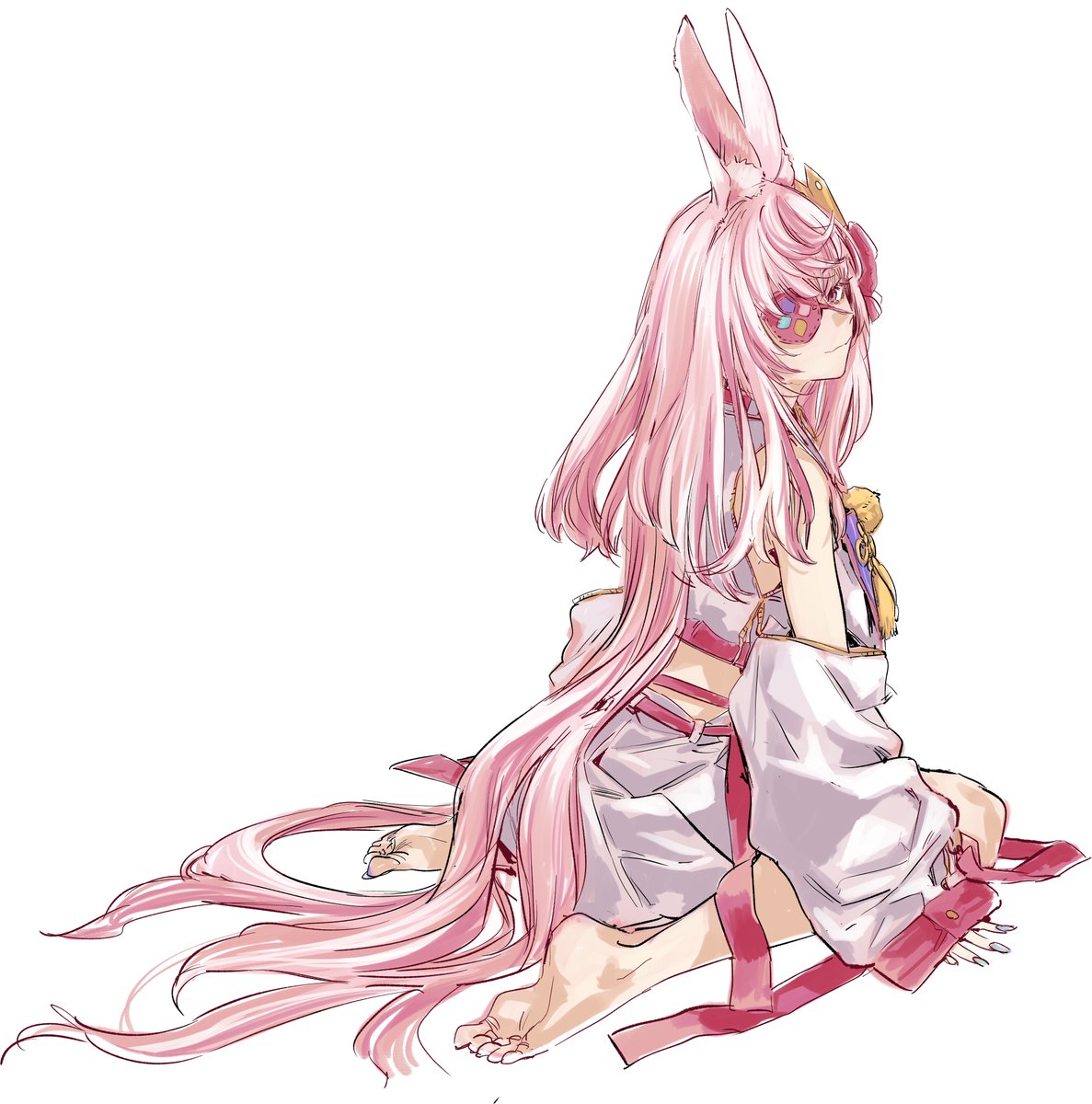 せっかく資料画像いただいたのに乳を強調する構図が全然決まらなくて諦めたやつがこれ 