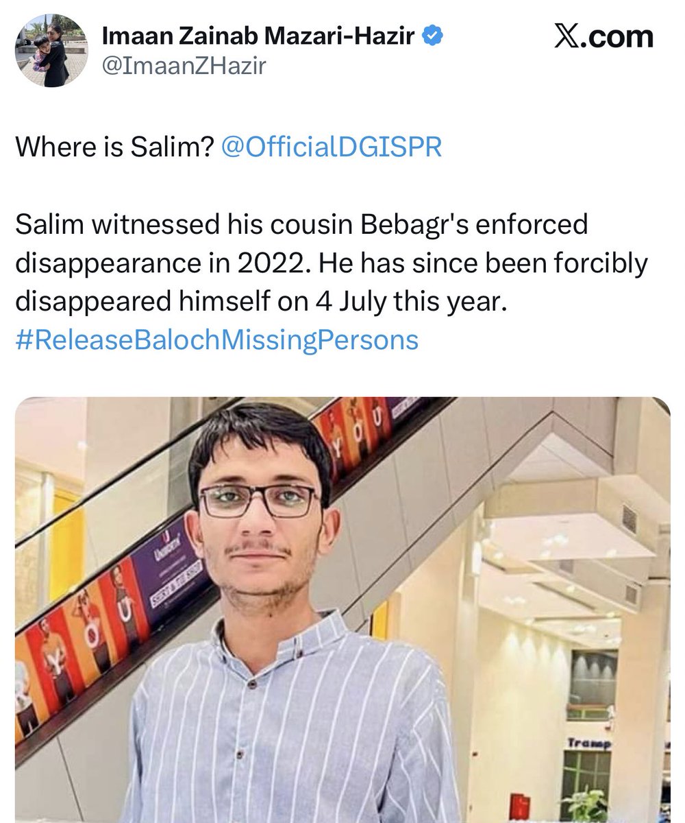 KeepsamM's tweet photo. ماہرنگ بلوچ ایمان مزاری اور اختر مینگل کا مِسنگ بچہ BLA کا کمانڈر نکلا اور کتے کی موت مرنے کی خبر انڈین پالتو دے رہا ہے 

حامد میر آواز آ رہی ہے 🧏🏻‍♂️ https://t.co/ZbnuQ8Kjrw