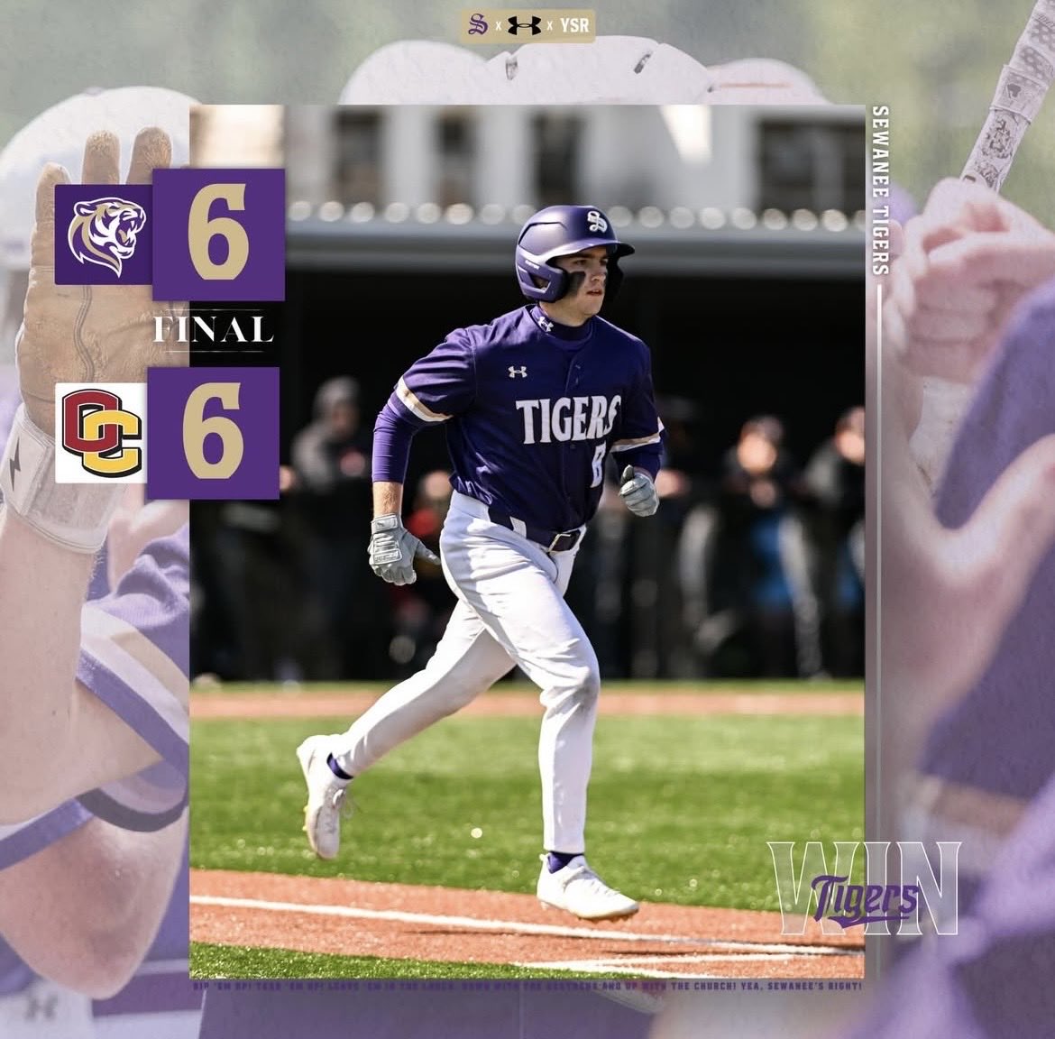 SewaneeBaseball's tweet photo. Tigers finish the weekend 2-0-1.

#YSR https://t.co/kY2lLzA0In