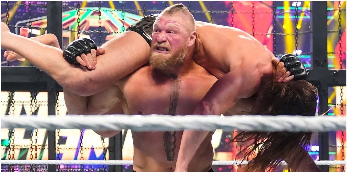 MakaveliDTA's tweet photo. #MattRiddle revealed that every #WWE producer backstage fears #BrockLesnar.
“Every producer fears Brock Lesnar. I hate seeing people get scared. You shouldn’t be. If this guy attacks you, have him arrested. That’s against the rules. You can’t just act like a Neanderthal.”
Via: Rewind Recap Relive