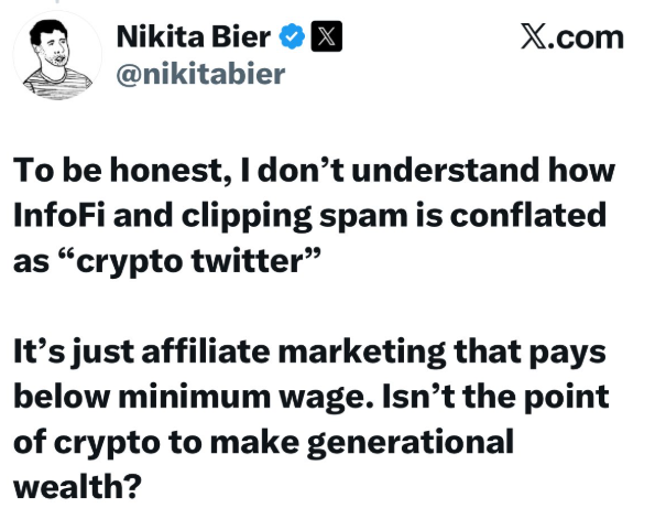 En hij is alle AI-comments nog vergeten. #Crypto Twitter bestaat in mijn optiek niet meer, als je geen verstand van zaken hebt en niet goed kunt filteren kun je hier beter wegblijven.