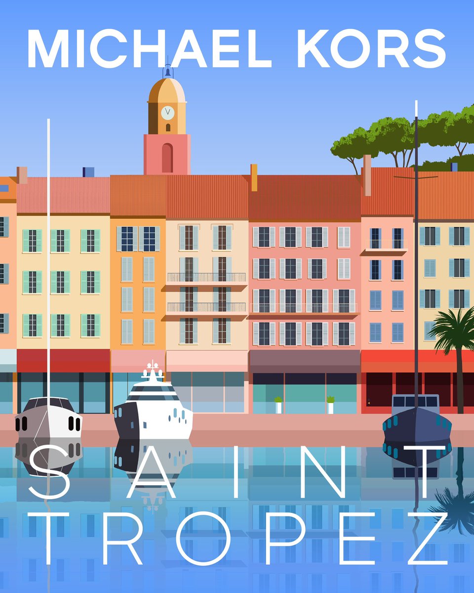 MichaelKors's tweet photo. “Stunning natural beauty, rustic charm, effortless glamour—Saint Tropez has it all. It’s the perfect backdrop for our Spring campaign, which is all about relaxed sophistication.” -xxMK

Design by Jason Brooks https://t.co/q62DEL0piX