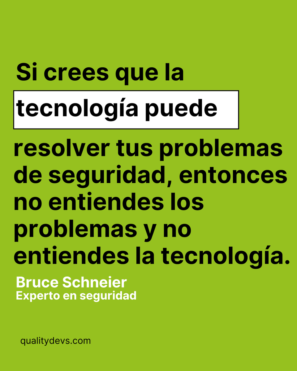 QualityDevs's tweet photo. La seguridad no puede ser un parche de última hora. Implementar protección desde la primera línea de código reduce las vulnerabilidades estructurales en un 50%.

Somos desarrolladores... https://t.co/vSPxJJ7pMP https://t.co/u6E2xeiajo
