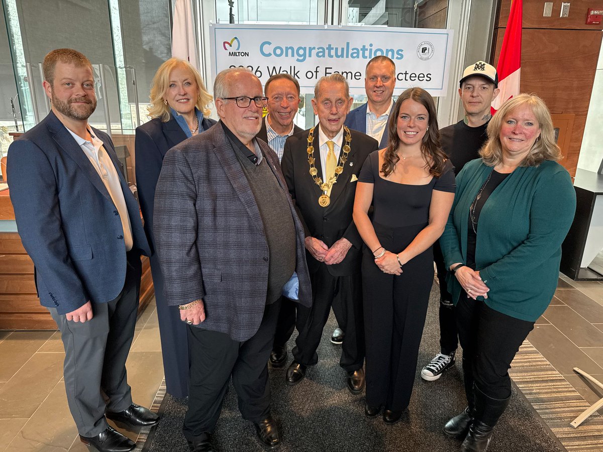 An absolute honour to stand next to my mentor &amp; my biggest inspiration in politics, our very own Hon. <a href="/lraitt/">Hon. Lisa MacCormack Raitt P.C.</a> as she got her well deserved name on the town's Hall of Fame today! 

Congratulations Lisa &amp; all the inductees, &amp; thanks to the <a href="/miltonhistsoc/">Milton Historical Society</a> for the successful event!