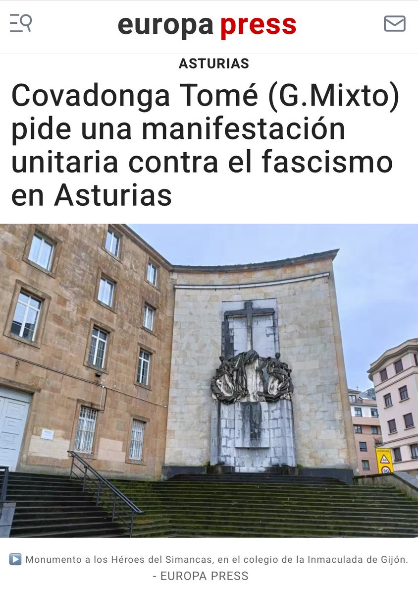 La diputada de <a href="/Somos_Asturies/">Somos_Asturies</a>, <a href="/TomeCova/">Cova Tomé</a>, plantea una movilización por la democracia en #Asturies que sea un espacio amplio, plural y unitario, en el que participen fuerzas políticas, sindicatos, asociaciones memorialistas y el conjunto de la ciudadanía