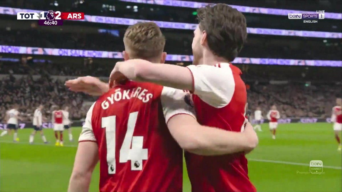 قذيفة جيوكيريس في شباك #توتنهام 