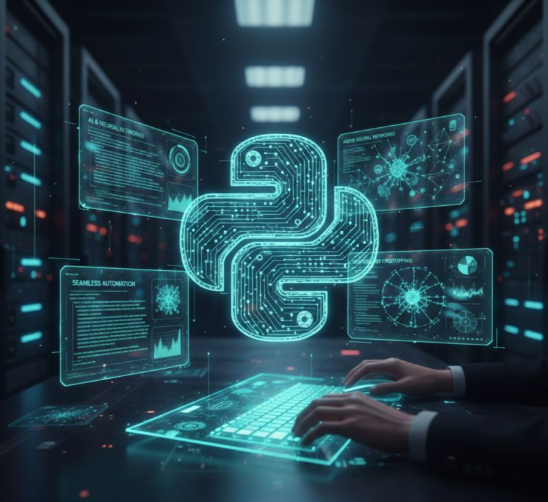 coderaw_'s tweet image. In the era of advanced AI and hyper-automation, Python remains the backbone of the most innovative solutions worldwide.

Why it’s the Go-To Choice ?