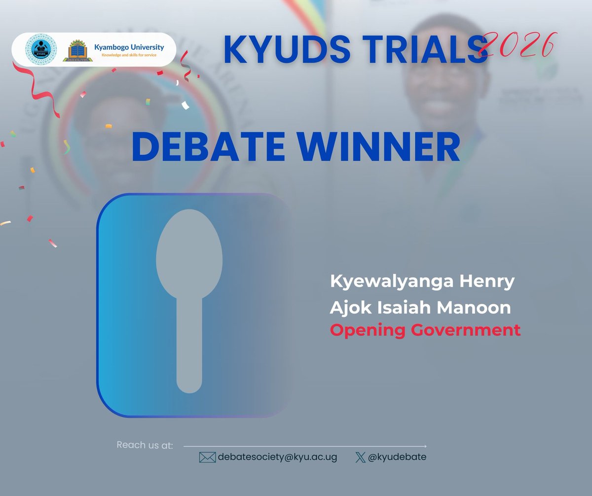 Kyambogo University Debate Society tweet media