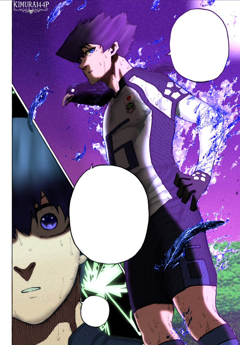 'At least, unlike you, the me of now…
is trying to change for the sake of the “Blue Lock,” you idiot.'

Blue Lock Chapter 337 Coloring
#bluelock337 #bllk #bllktwt #karasutabito #Spoilers #mangacoloring #coloring #ibisPaintX