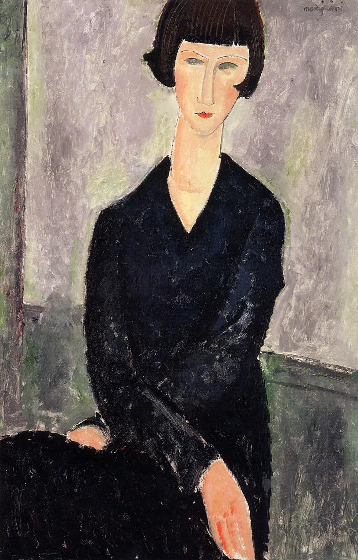 The Black Dress #artbots #modigliani