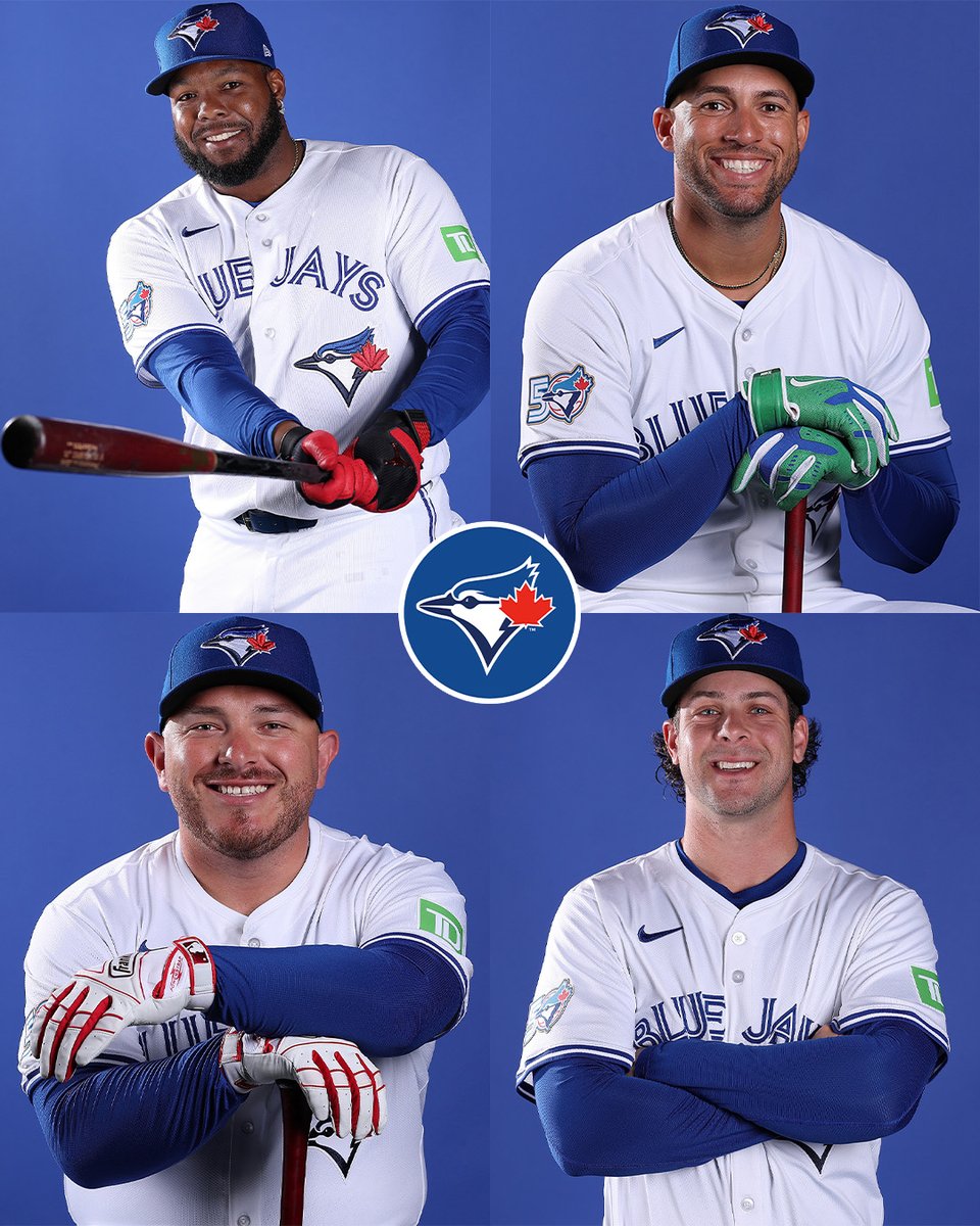 The reigning AL champion <a href="/BlueJays/">Toronto Blue Jays</a> take on Photo Day!

🇨🇦Vladimir Guerrero Jr.
🇨🇦George Springer
🇨🇦Alejandro Kirk
🇨🇦Ernie Clement