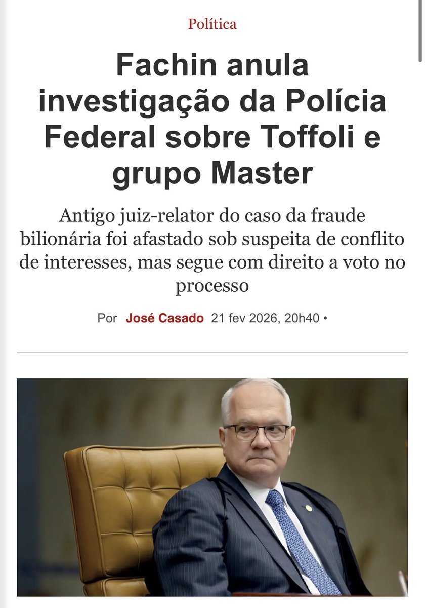 Tem jeito esse país?!