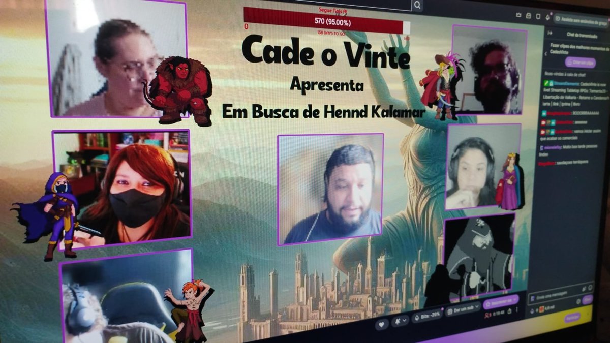 Estamos ao vivo para mais uma sessão de A Libertação de Valkaria, estão dizendo que vai ser um episódio praia, mas será isso mesmo? 

Confira em twitch.tv/cadeovinte