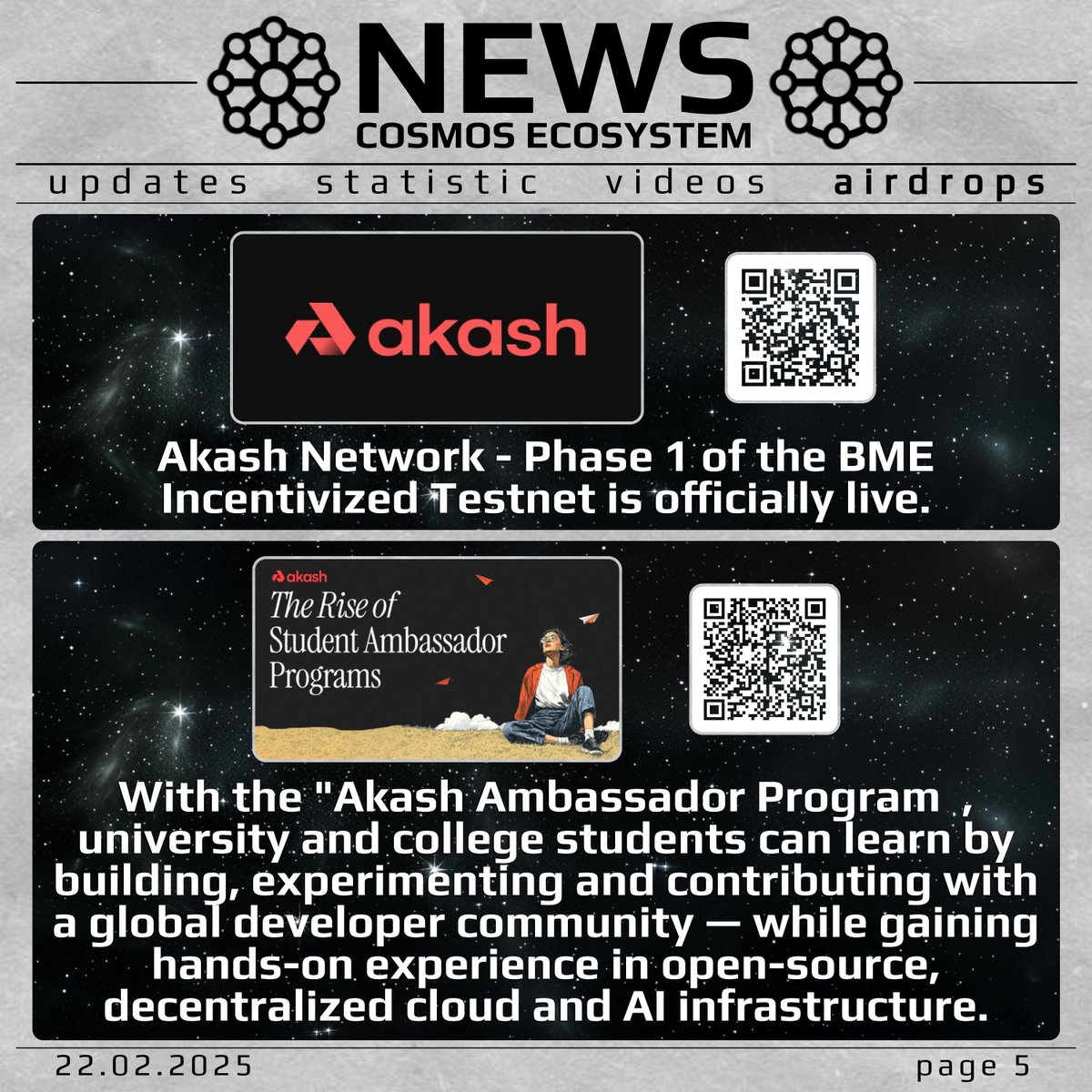 Page 4 : Airdrops , Testnets  and Ambassador Programs 🪂