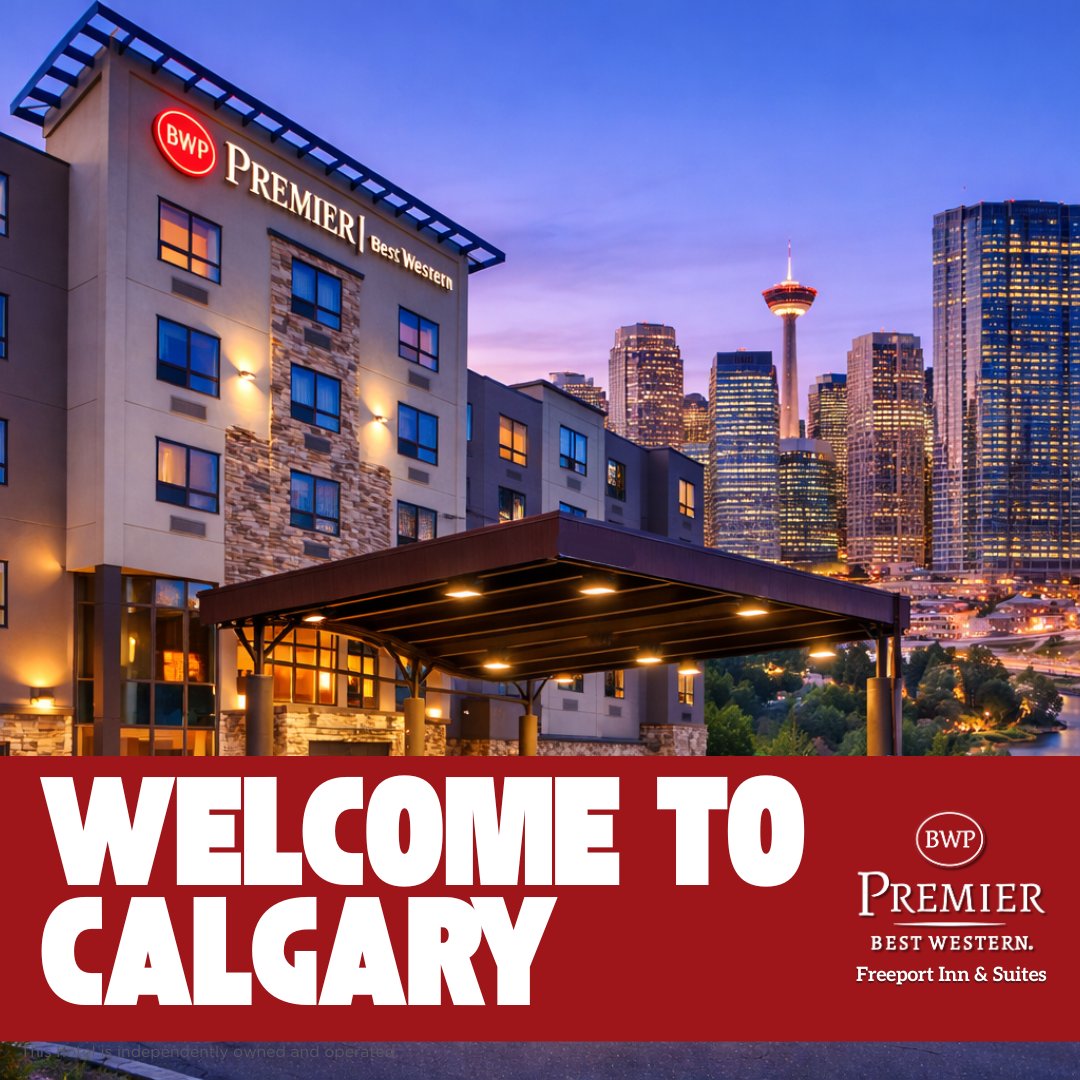 🏔️✨ Welcome to Calgary, Alberta! ✨🏔️

Stay with us and experience unmatched hospitality, comfort, and convenience—whether you’re here for business, adventure, or a well-deserved getaway.

We’re proud to be your home away from home. 🏨💙

#YYC #CalgaryAlberta #BestWestern
