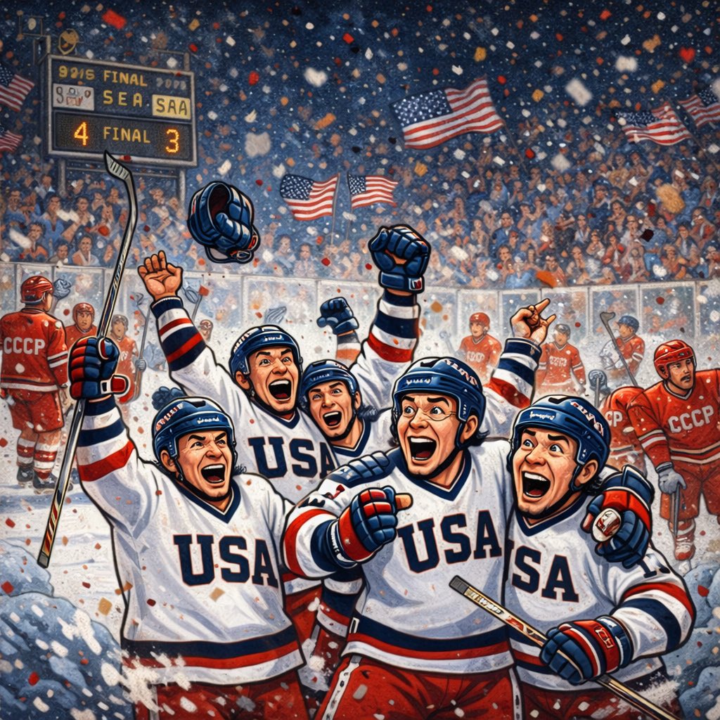 DailySickMoment's tweet photo. 46 years ago today on February 22, 1980.

One of the biggest underdogs of all time USA Hockey beat the Soviet Union 4–3 at the Winter Olympics to advance to the finals.

Imagine watching college kids take down the greatest hockey team on Earth…

That was sick. https://t.co/ZvNNJd034f