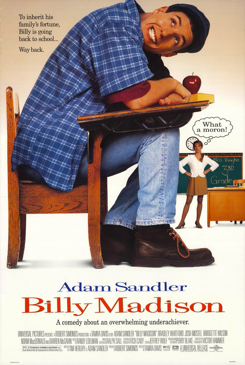 February 1995 
🎬 "Billy Madison"
#90sMovies