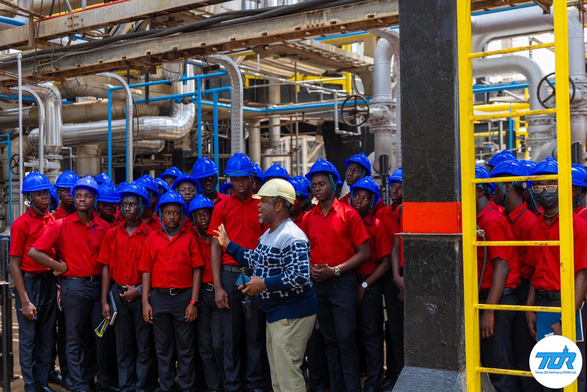 We were delighted to host science students from Mfantsipim School, Cape Coast, at Tema Oil Refinery as part of our community engagement.
 
By opening our doors to these students and young scientists, we are helping to connect classroom learning with real industrial practice, as