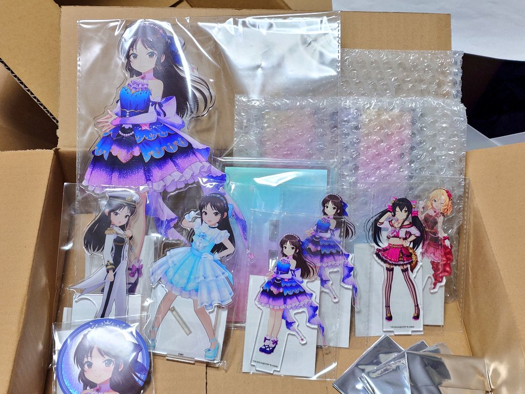 デレステ10周年記念グッズ諸々開封!やはりこのありす大変可愛いな。