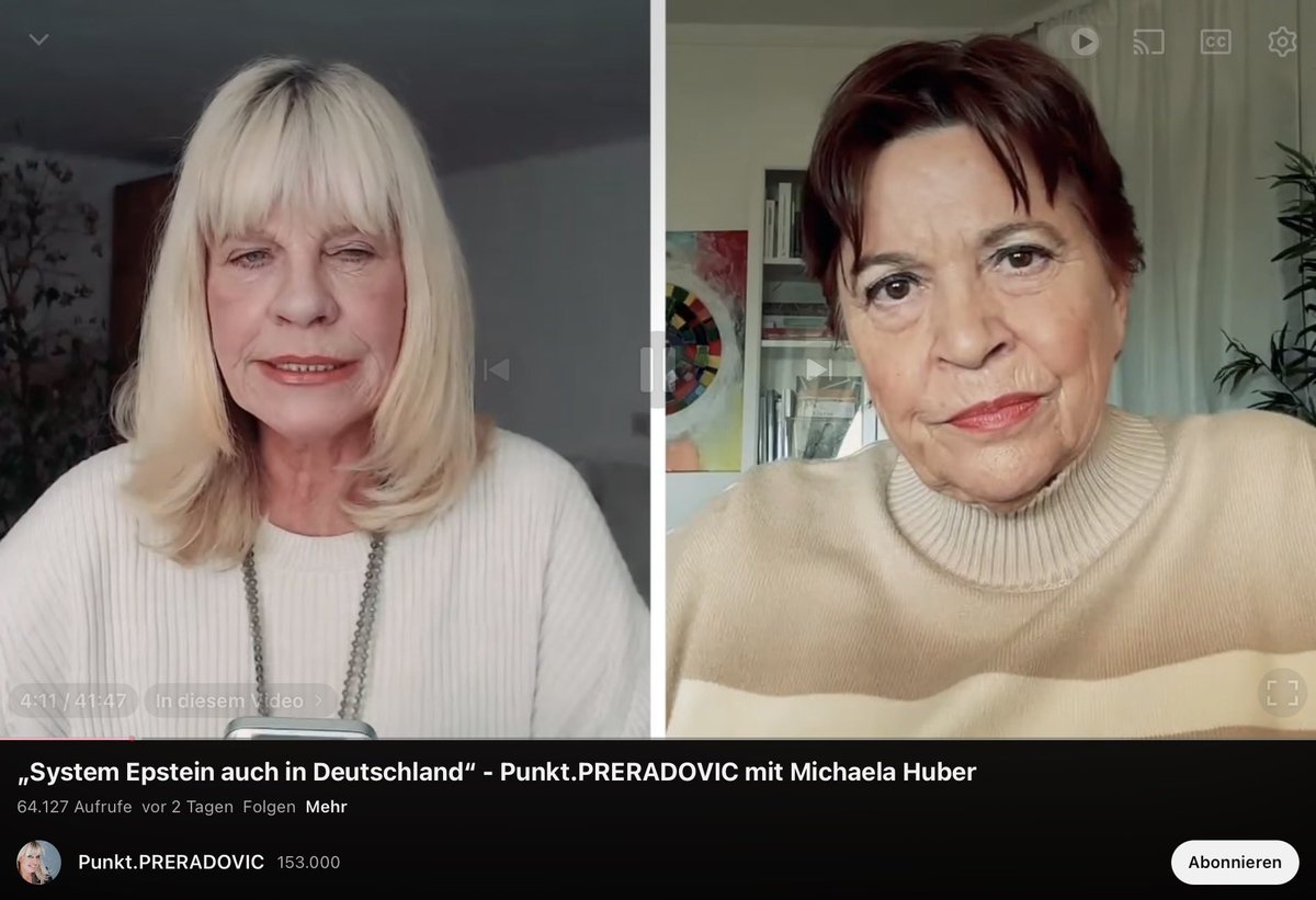Die Psycho- und Traumatherapeutin Michaela Huber ist berufsbedingt unfreiwillig zur Kennerin der Szene des organisierten sexuellen Missbrauchs geworden und sagt: 

“Politiker (…) Promis (…) Ich will gar keine Namen mehr hören, ich kann ja eh nix machen (…). Es wird höchste