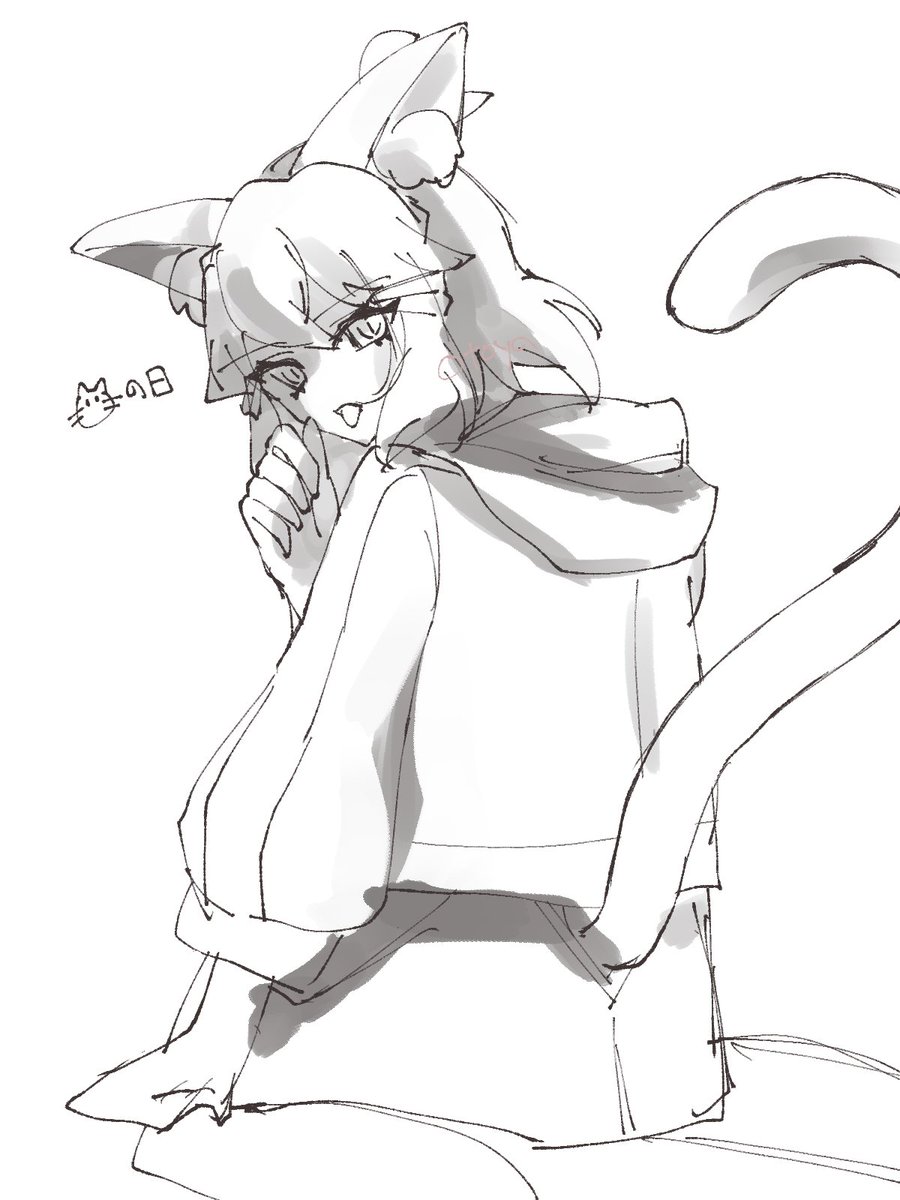 444_otoya's tweet image. ねこ