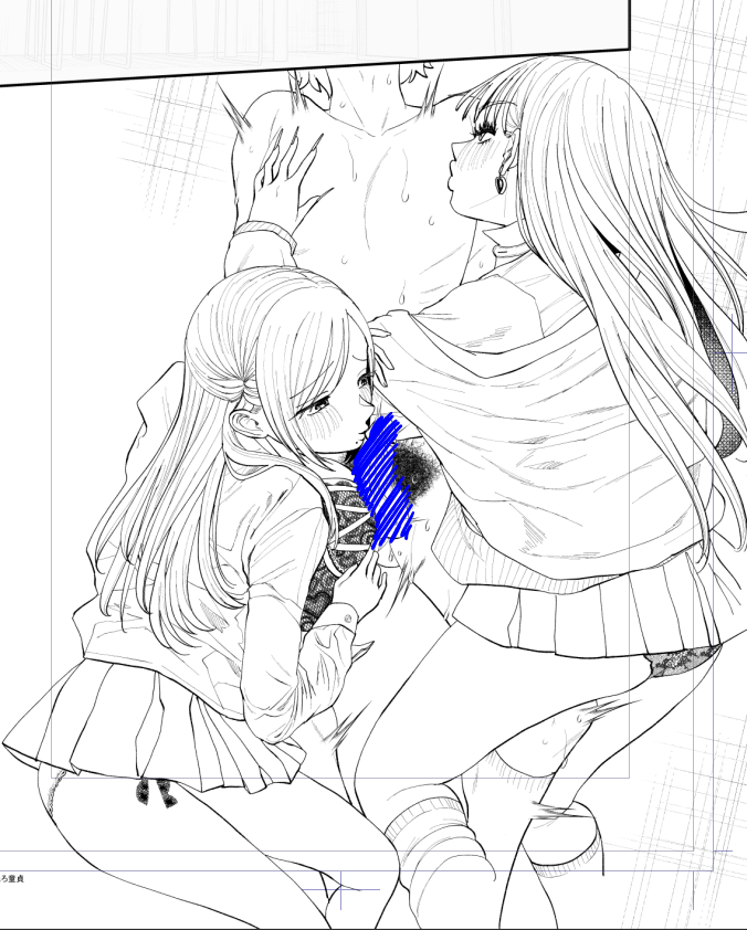 色々構図をこねくり回し、結果ギャルの足が一回太くなりました
唇以外にもこだわりたくさん!
リプ欄から販売ページをチェケラ! 