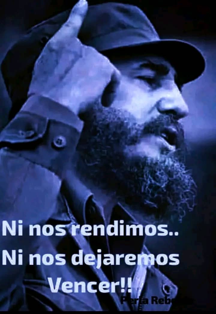 #Fidel, expresó:
🎙️l  "No renunciaremos a ninguno de nuestros principios ni a ninguna de nuestras banderas."

¡Patria ó Muerte
      
                          Venceremos🇨🇺!!!

#100AñosConFidel