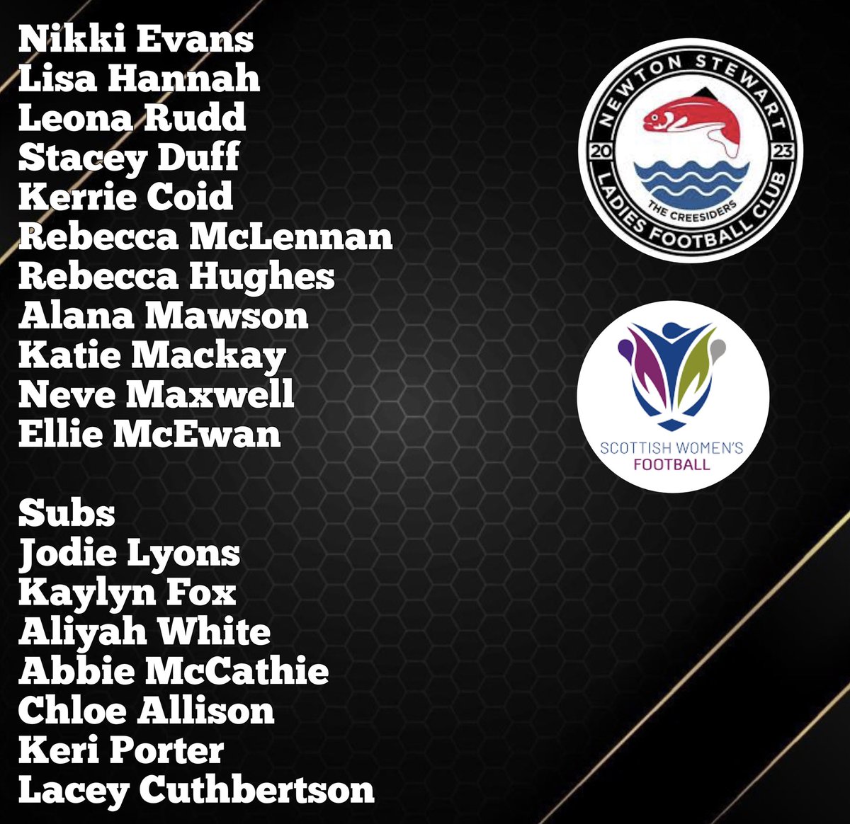 Newton Stewart Ladies FC tweet media