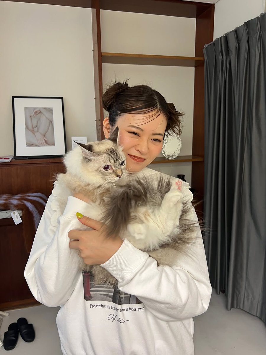 猫の日 #れなちタイム #山崎怜奈