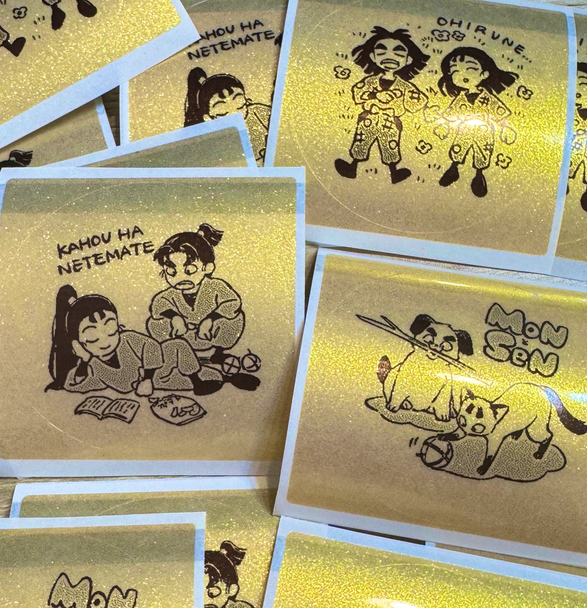 自宅印刷だけど明日の無配のシールです！もらってやってくれー！