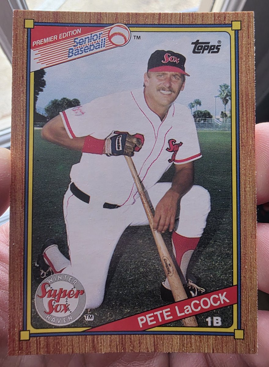Today's #MiLBCoD is Topps 1989 Winter Haven Super Sox Ralph Pierre