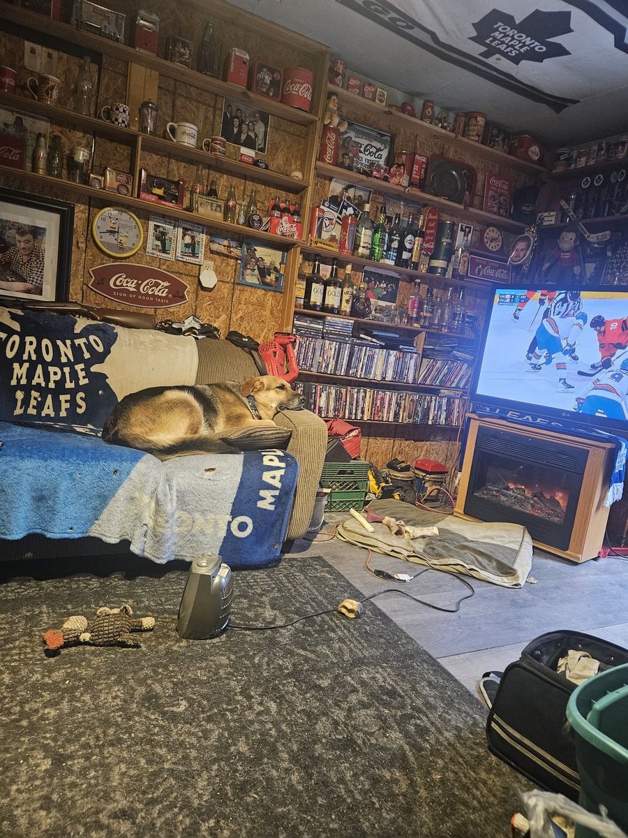 Even my dog is locked in this morning