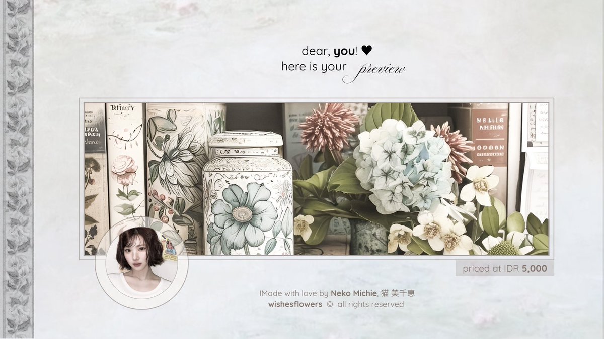 wishesflowers's tweet image. a repost would be very appreciated! 🌺

#zonauang  #zonajajan |  evening, loves! I have ( 11 ) ready stock layout from Jiwoo of H2H — Hearts2Hearts. priced at IDR 5,000 and already available in JPNGs for avatars. knock and ring my bell if you are interested! 🌼 🌌 🤍