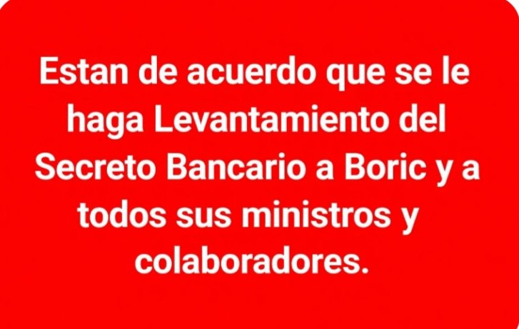 Están de Acuerdo.....