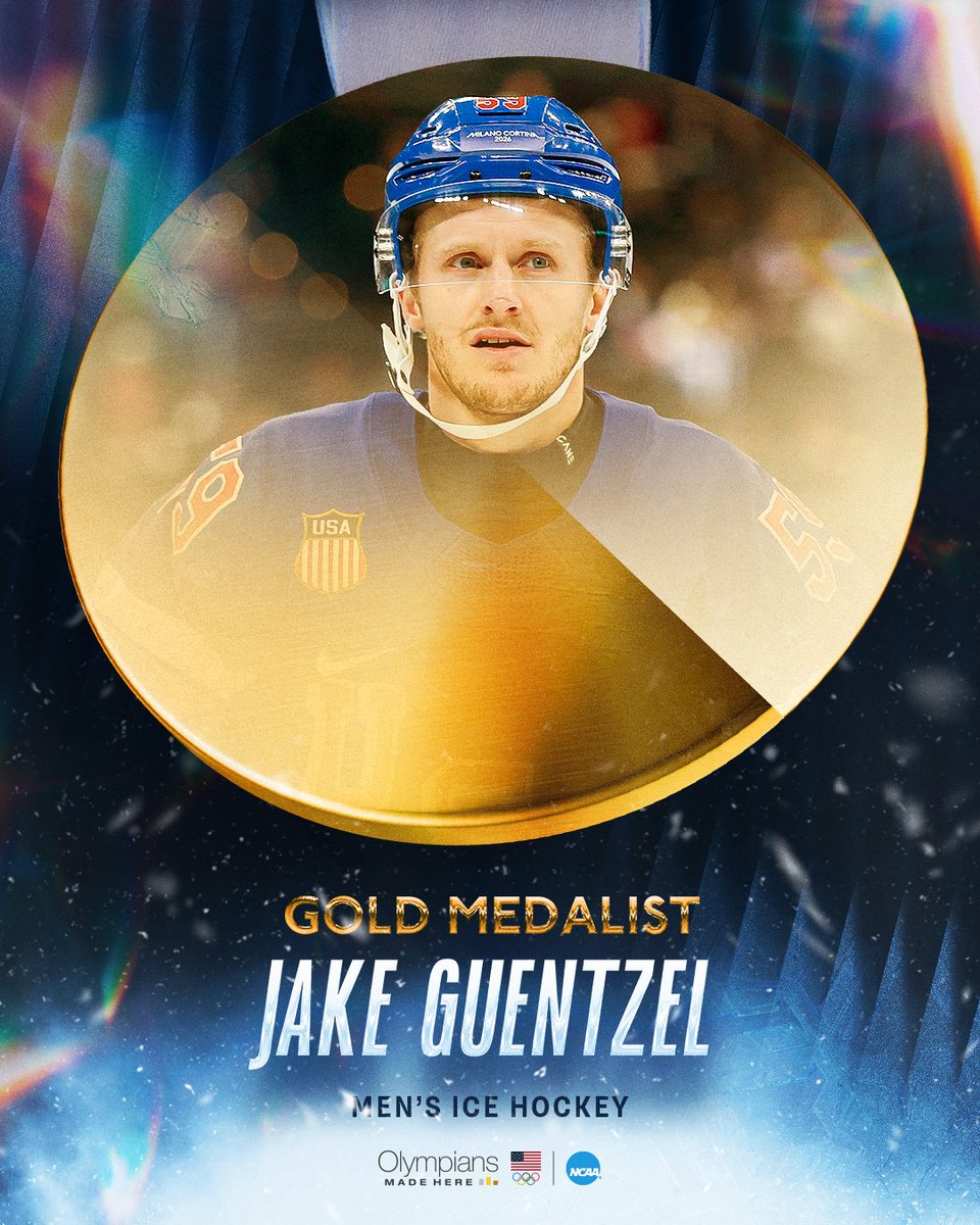 🥇 Jake Guentzel 🥇

Men’s Ice Hockey 🇺🇸 <a href="/TeamUSA/">Team USA</a>

#OlympiansMadeHere x <a href="/NCAAIceHockey/">NCAA Ice Hockey</a>