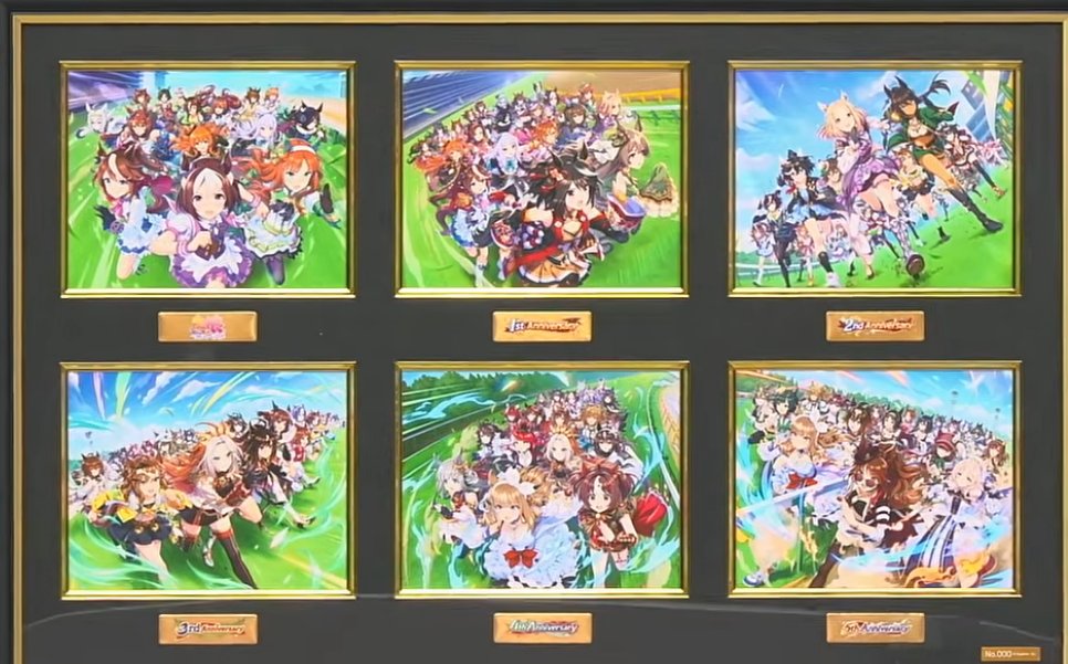 公式シリアルナンバー入り BIGキャラファイングラフ (5th Anniversary