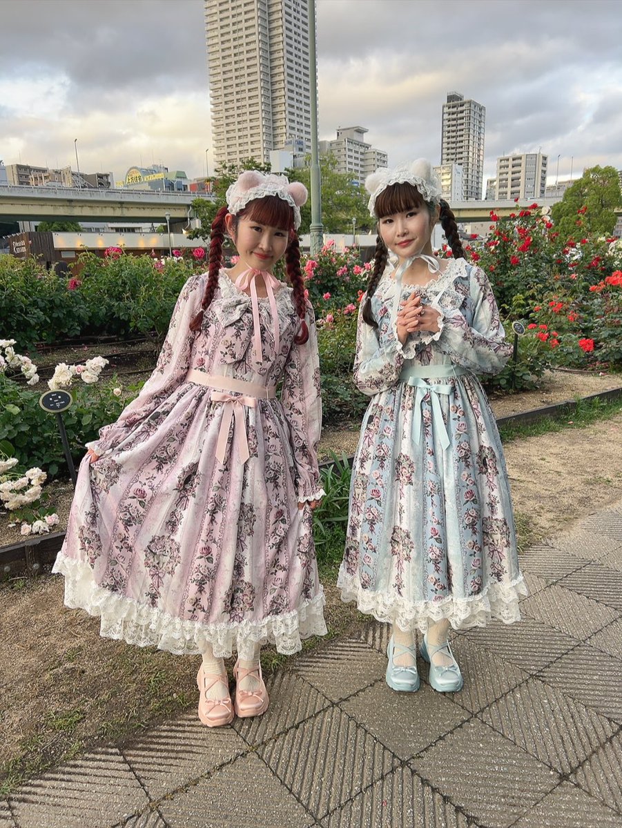 🌹Rococo Rose Cat🐈 昨年のロイプリさんお茶会🫖で バラ園に行った時