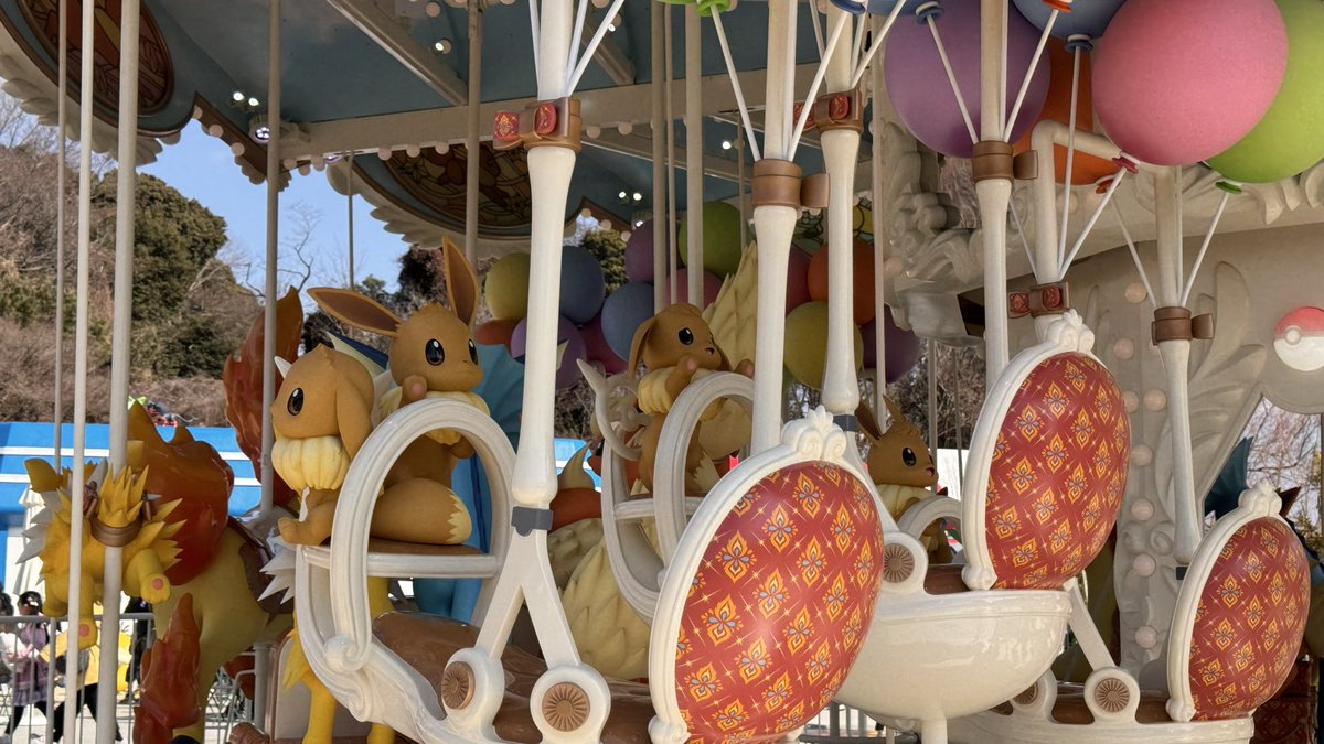 初めてブイブイヴォヤージュに乗った！🐎 ちなみに私の推しの進化系